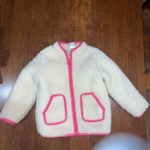Carter's White and Pink Kids Puffer Jacket